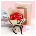BUKIET ZAPACHOWYCH KWIATÓW MYDLANYCH W PUDEŁKU FLOWER BOX