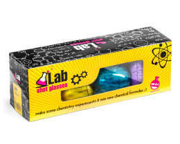 KIELONY Laboratoryjne MENZURKI 4szt PREZENT DLA CHEMIKA KIELISZKI NA IMPREZĘ GADGET
