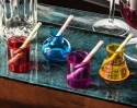 KIELONY Laboratoryjne MENZURKI 4szt PREZENT DLA CHEMIKA KIELISZKI NA IMPREZĘ GADGET