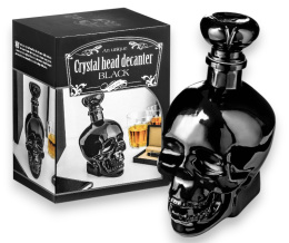 Karafka CZARNA CZACHA 750 ml NA WHISKY PREZENT DLA MĘŻCZYZNY