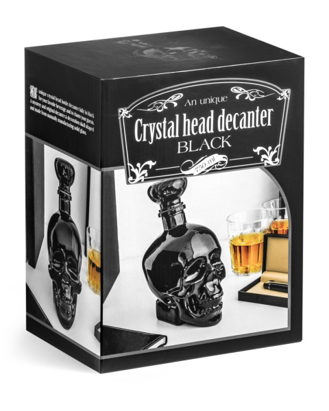Karafka CZARNA CZACHA 750 ml NA WHISKY PREZENT DLA MĘŻCZYZNY Karafka CZARNA CZACHA 750 ml NA WHISKY PREZENT DLA MĘŻCZYZNY