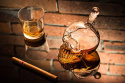 Karafka KRYSZTAŁOWA CZASZKA 650ml NA WHISKY PREZENT DLA NIEGO