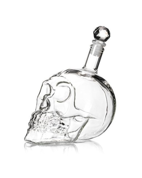 Karafka KRYSZTAŁOWA CZASZKA 650ml NA WHISKY PREZENT DLA NIEGO Karafka KRYSZTAŁOWA CZASZKA 650ml NA WHISKY PREZENT DLA NIEGO