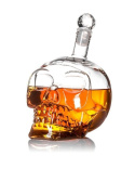 Karafka KRYSZTAŁOWA CZASZKA 650ml NA WHISKY PREZENT DLA NIEGO