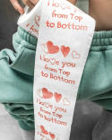 Papier toaletowy I LOVE YOU XL ŚMIESZNY GADŻET DLA ZAKOCHANYCH
