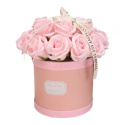 FLOWER BOX BUKIET ZAPACHOWYCH KWIATÓW MYDLANYCH W PUDEŁKU