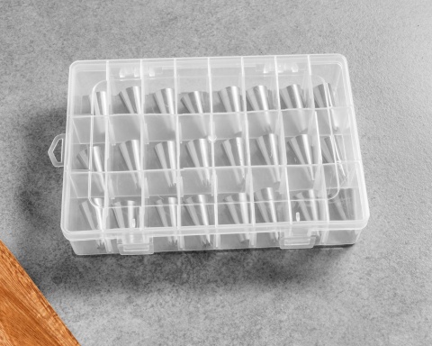 RĘKAW CUKIERNICZY Zestaw do dekoracji ciasta 36 el. + Pudełko NA PREZENT GADGET