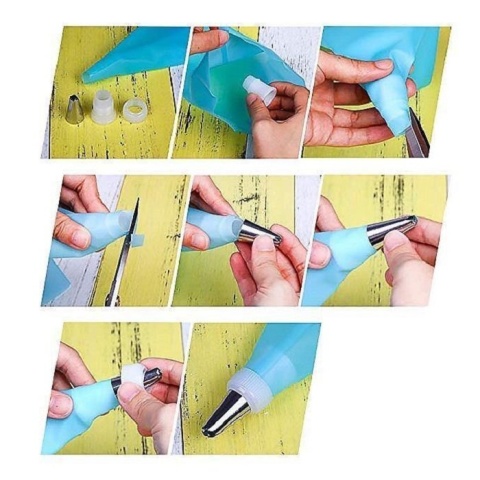 RĘKAW CUKIERNICZY Zestaw do dekoracji ciasta 36 el. + Pudełko NA PREZENT GADGET