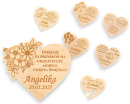 UPOMINEK DLA GOŚCI Chrzest Święty Prezent Magnes Grawer Imię Data
