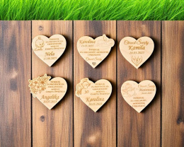 UPOMINEK DLA GOŚCI Chrzest Święty Prezent Magnes Grawer Imię Data