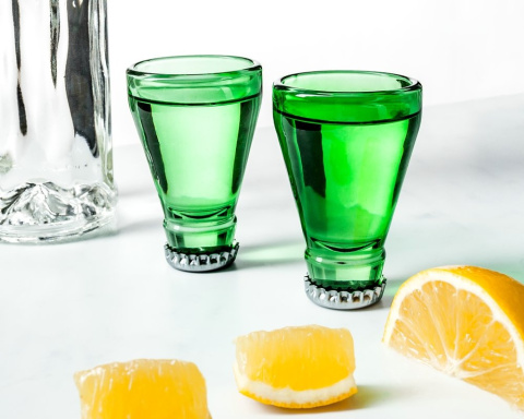 Butelkowe Szoty 2szt KIELISZKI PREZENT DLA NIEGO MĘŻCZYZNY NA URODZINY 18-99 GADGET