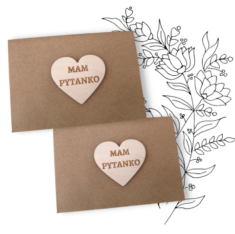 CIOCIU CZY ZOSTANIESZ MOJĄ CHRZESTNĄ WUJKU ZAPROSZENIE PROŚBA DREWNO STÓPKA