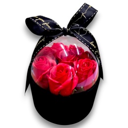 FLOWERBOX RÓŻE MYDLANE BUKIET FLOWER BOX PREZENT URODZINY IMIENINY ŚWIĘTA 200006