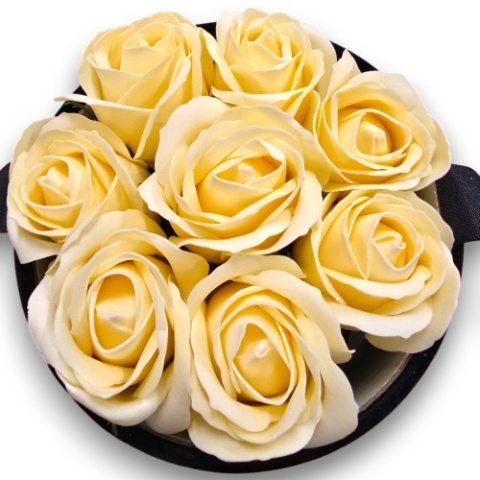 FLOWERBOX RÓŻE MYDLANE BUKIET FLOWER BOX PREZENT URODZINY IMIENINY ŚWIĘTA