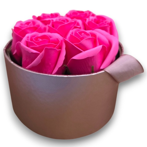 FLOWERBOX RÓŻE MYDLANE BUKIET FLOWER BOX PREZENT URODZINY IMIENINY ŚWIĘTA