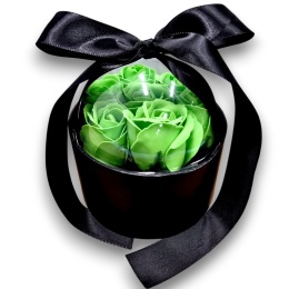 FLOWERBOX RÓŻE MYDLANE BUKIET FLOWER BOX PREZENT URODZINY IMIENINY ŚWIĘTA