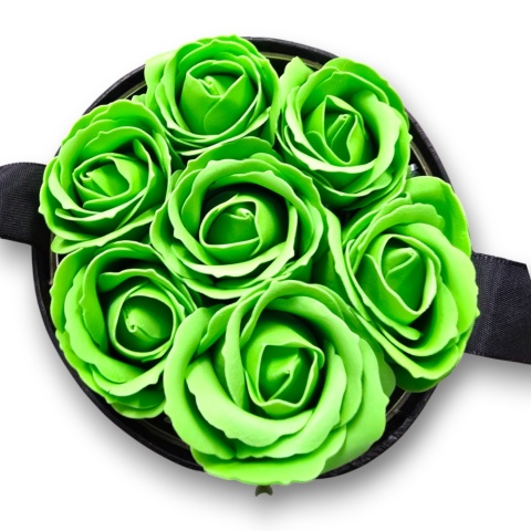 FLOWERBOX RÓŻE MYDLANE BUKIET FLOWER BOX PREZENT URODZINY IMIENINY ŚWIĘTA