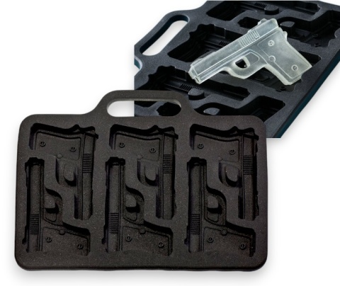 Foremka na lód PISTOLETY PREZENT DLA POLICJANTA ŻÓŁNIERZA NA IMPREZĘ