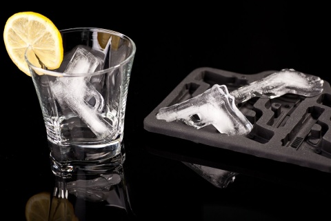 Foremka na lód PISTOLETY PREZENT DLA POLICJANTA ŻÓŁNIERZA NA IMPREZĘ