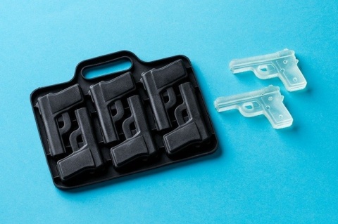 Foremka na lód PISTOLETY PREZENT DLA POLICJANTA ŻÓŁNIERZA NA IMPREZĘ