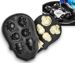 Foremka na lód i czekoladę CZACHY 6szt. z lejkiem PREZENT DLA MĘŻCZYZNY NA IMPREZĘ