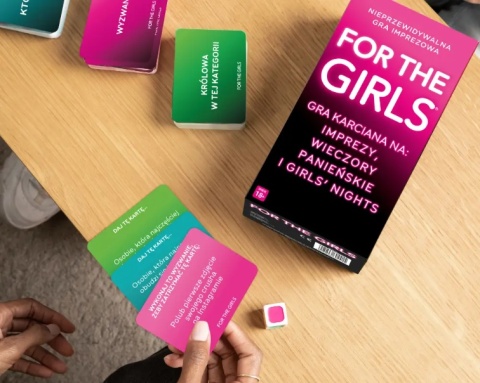 Gra karciana FOR THE GIRLS dla dorosłych NA IMPREZY WIECZORY PANIEŃSKIE