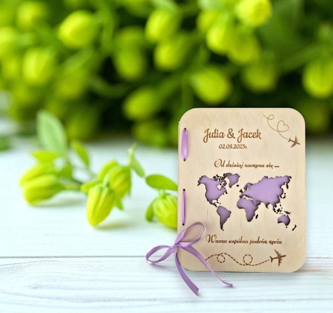 KARTKA NA ŚLUB WESELE KOPERTA PREZENT NA PIENIĄDZE DLA PARY MŁODEJ