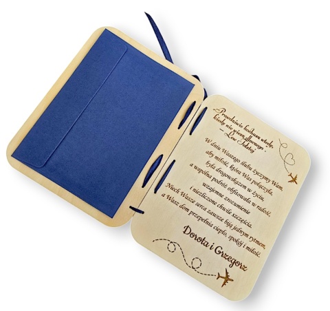 KARTKA NA ŚLUB WESELE KOPERTA PREZENT NA PIENIĄDZE DLA PARY MŁODEJ