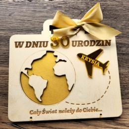 KARTKA PREZENT NA URODZINY KOPERTA NA PIENIĄDZE VOUCHER BON 18 20 25 30 35 40 45 50 55 60 70 80