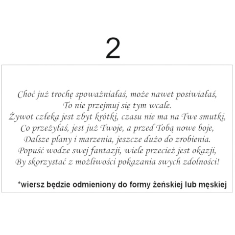 KARTKA PREZENT NA URODZINY KOPERTA NA PIENIĄDZE VOUCHER BON 18 20 30 40 50 60