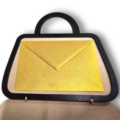 KARTKA TOREBKA NA URODZINY 18 20 30 40 50 60 70 LAT + KOPERTA PERSONALIZOWANA DREWNO