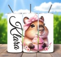 Kubek CAPIBARA KAPIBARA 600ml Tumbler ze słomką + Personalizowany IMIĘ PREZENT