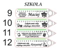 LINIJKA NA ZAKOŃCZENIE ROKU SZKOLNEGO PRZEDSZKOLE DREWNIANA Z IMIENIEM 1szt.