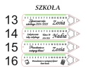 LINIJKA NA ZAKOŃCZENIE ROKU SZKOLNEGO PRZEDSZKOLE DREWNIANA Z IMIENIEM 1szt.