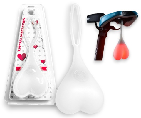 Lampka rowerowa JAJA ŚMIESZNY PREZENT DLA ROWERZYSTY NA URODZINY