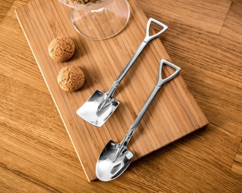 Łyżeczki FARMERA 2 szt. PREZENT DLA ROLNIKA BUDOWNICZEGO OGRODNIKA