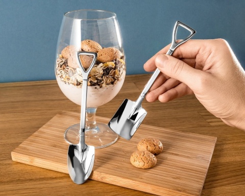 Łyżeczki FARMERA 2 szt. PREZENT DLA ROLNIKA BUDOWNICZEGO OGRODNIKA