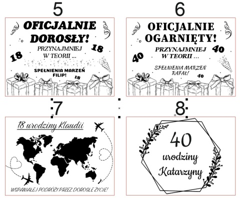 NIEZBĘDNIK PERSONALIZOWANY SKRZYNKA PREZENT NA 18 30 40 50 60 URODZINY