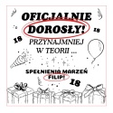 NIEZBĘDNIK SKRZYNKA PREZENT NA 18 URODZINY