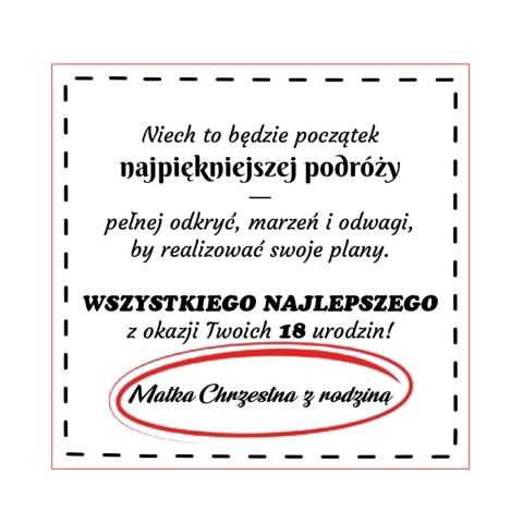 NIEZBĘDNIK SKRZYNKA PREZENT NA 18 URODZINY