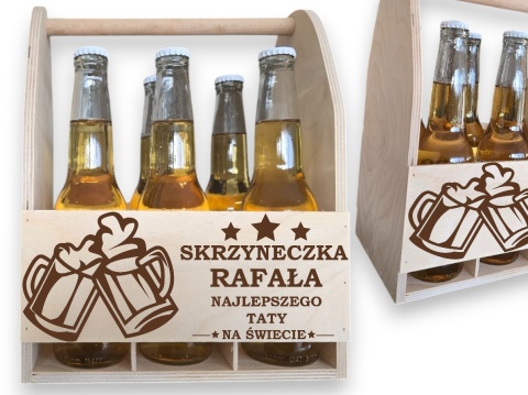 Nosidło na piwo Skrzynka PREZENT DZIEŃ OJCA DLA TATY URODZINY IMIENINY na grilla Nosidło na piwo Skrzynka PREZENT DZIEŃ OJCA DLA TATY URODZINY IMIENINY na grilla