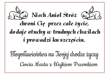 PAMIĄTKA CHRZTU ŚWIĘTEGO PUDEŁKO NA PIENIĄDZE + MAGNES GRAWER