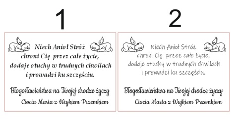 PAMIĄTKA CHRZTU ŚWIĘTEGO PUDEŁKO NA PIENIĄDZE + MAGNES GRAWER