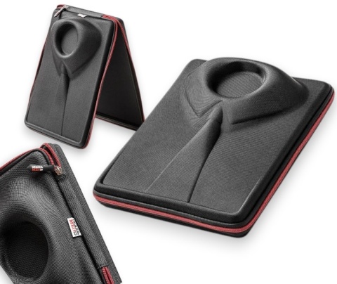 PODRÓŻNE ETUI NA KOSZULĘ Czarne PREZENT DLA MĘŻCZYZNY TATY DZIADKA OJCA