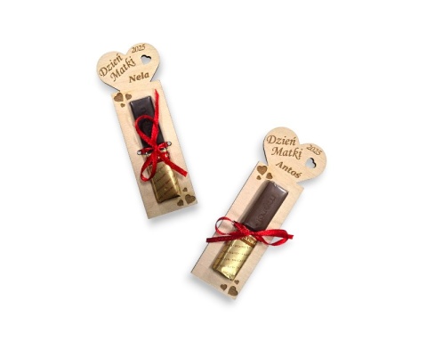 SERCE na CZEKOLADKĘ MERCI Prezent na DZIEŃ MATKI dla Przedszkoli Szkół