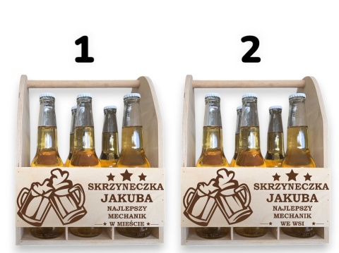 Nosidło na piwo Skrzynka PREZENT DLA MECHANIK NAJLEPSZY W MIEŚCIE GRAWER IMIĘ