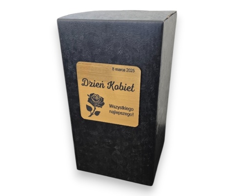 WIECZNA RÓŻA W SZKLE LED ŚWIECĄCA PREZENT Z GRAWEREM DZIEŃ KOBIET MAMY ŻONY