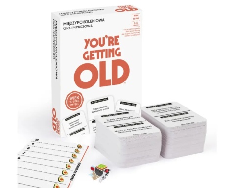 Gra Imprezowa You’re Getting Old Międzypokoleniowa gra dla dorosłych PL EPEE