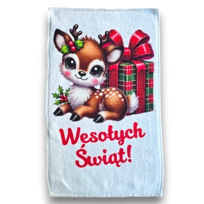 RĘCZNIK KUCHENNY Wesołych Świąt Ręczniczek Ściereczka PREZENT