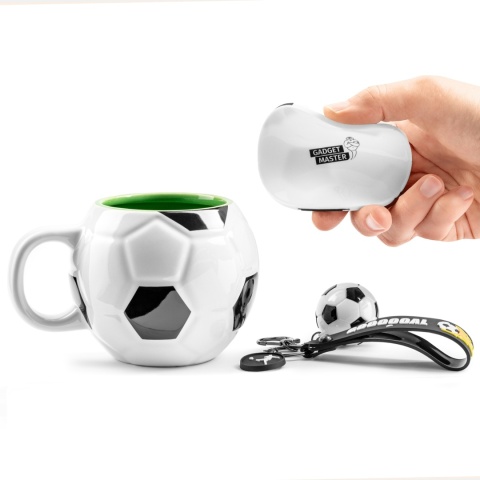 ZESTAW PIŁKARZA kubek, podkładka i brelok NA PREZENT GADGET
